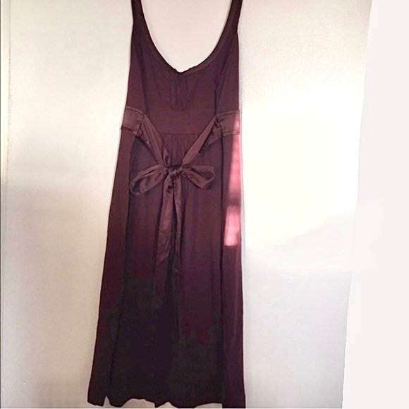 Burgundy scoopneck tank dress - Picture 2 of 4